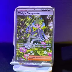 The Pokemon Company Wally's Compassion 186/132 Me01 Full Art Secret Rare Holo EN - Image 1