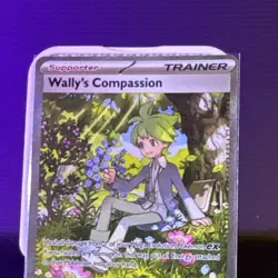 The Pokemon Company Wally's Compassion 186/132 Me01 Full Art Secret Rare Holo EN - Image 2