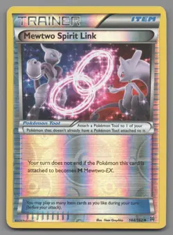 MEWTWO SPIRIT LINK 144/162 UNCOMMON REVERSE HOLO BREAKTHROUGH MP - Image 1