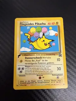 Pokemon TCG-Flying Pikachu Black Star Promo 25 World Collection (GERMAN) - Image 1