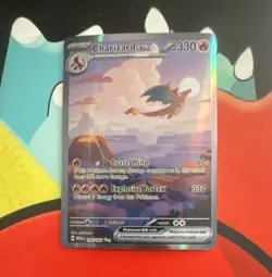 Charizard ex 199/165 SV Scarlet & Violet 151 SIR Full Art Holo EN 2023 - Image 1