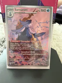Pokemon TCG Samurott 107/086 White Flare Illustration Rare Near Mint Condition - Image 3