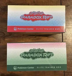 Paradox Rift Pokemon Center Elite Trainer Box ETB Set Of 2 Sealed - Image 2