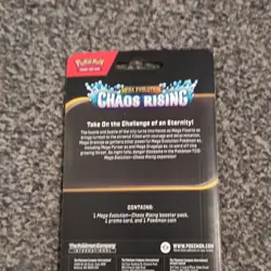 Pokemon TCG Mega Evolution Chaos Rising Blister Pack Toxel Promo Coin 6+ - Image 2