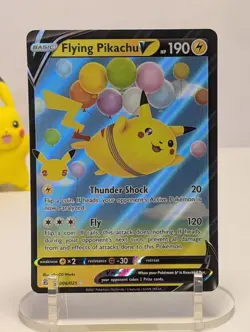 Flying Pikachu V 006/025 Holo Pokemon Celebrations Holo NM/M PG 9 + VMAX - Image 1