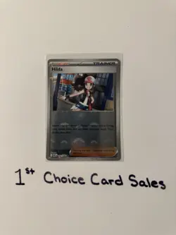 Pokemon TCG Hilda 084/086 English Pokeball Pattern Holo White Flare SV NM-M - Image 1