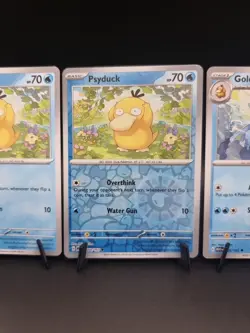Pokemon Psyduck 054/165 & Golduck 055/165 S&V 151 Basic & Reverse Holo Bundle - Image 3
