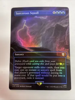 MTG SORCEROUS SQUALL Lord Of The Rings #504 Foil Rare - Image 1