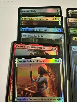 MTG LOTR FOIL Uncommon lot of 18 Lightly Played - Image 2