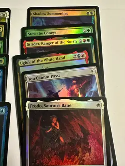 MTG LOTR FOIL Uncommon lot of 18 Lightly Played - Image 4