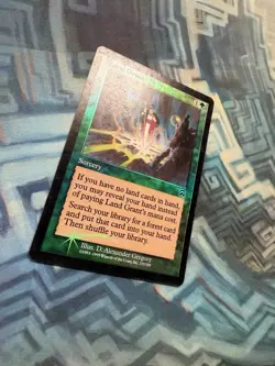 MTG Foil Land Grant EX/LP- Mercadian Masques - Image 5