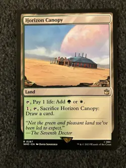 Magic The Gathering MTG - Horizon Canopy - Universes Beyond: Doctor Who - Image 1