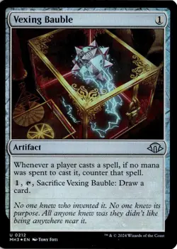 Vexing Bauble 212 Magic: The Gathering Modern Horizons 3 Foil Uncommon NM - Image 1