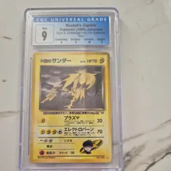2000 Pokemon Gym Challenge - Rocket’s Zapdos Holo #15 MINT cgc 9 - Image 1