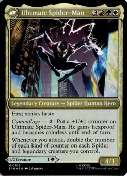 Miles Morales 108 Magic: The Gathering Marvel's Spider-Man Foil Mythic NM - Image 2