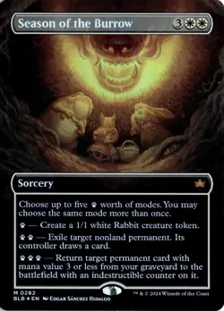 Season of the Burrow (Borderless) 282 Magic: The Gathering Foil NM - Image 1