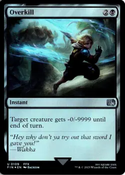 Overkill 109 FINAL FANTASY Uncommon Foil NM - Image 1