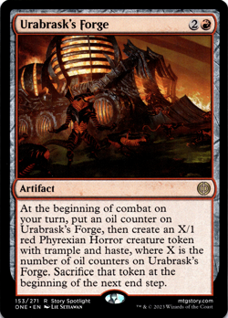Urabrask's Forge Phyrexia All Will Be One Regular NM MTG - Image 1