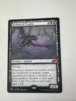 MTG Magic the Gathering Archon of Cruelty (342/765) Modern Horizons 2 LP - Image 1