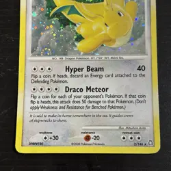 Dragonite (2/146) Diamond & Pearl Legends Awakened Holo Pokemon Card LP/MP - Image 3