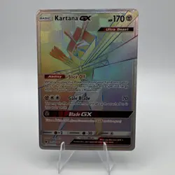 Kartana GX (Secret) Holo SM - Crimson Invasion 117/111 MP Pokemon TCG - Image 1