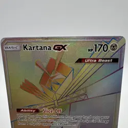 Kartana GX (Secret) Holo SM - Crimson Invasion 117/111 MP Pokemon TCG - Image 2