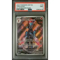 Ceruledge Sv08: Surging Sparks Holo-Pokemon TCG Illustration Rare PSA 9 - Image 1