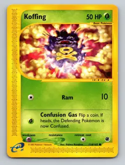 Koffing Expedition Common 114/165 Pokemon - Image 1