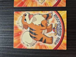 Topps Pokemon Series 1 #58 Growlithe #59 Arcanine Tcg - Image 2