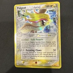 Pidgeot Delta Species 14/110 Holo Ultra Rare Holon Phantoms LP 2006 Pokemon TCG - Image 1