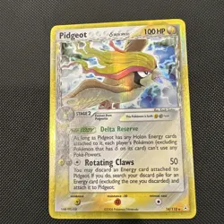 Pidgeot Delta Species 14/110 Holo Ultra Rare Holon Phantoms LP 2006 Pokemon TCG - Image 4