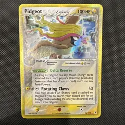Pidgeot Delta Species 14/110 Holo Ultra Rare Holon Phantoms LP 2006 Pokemon TCG - Image 5