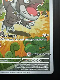 Pokemon Tyrunt 070 Perfect Order Pokemon Center Stamped Promo (NM) - Image 5