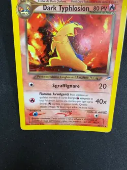 Pokemon Dark Typhlosion 10/105 Neo Destiny Rara Holo Unlimited Wizards ITA - Image 3
