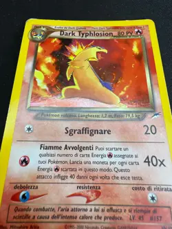 Pokemon Dark Typhlosion 10/105 Neo Destiny Rara Holo Unlimited Wizards ITA - Image 4