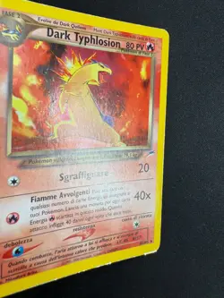 Pokemon Dark Typhlosion 10/105 Neo Destiny Rara Holo Unlimited Wizards ITA - Image 5
