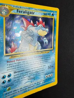 Pokemon Feraligatr 4/111 Neo Genesis Rara Holo Unlimited Wizards ITA Vintage - Image 3