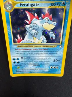 Pokemon Feraligatr 4/111 Neo Genesis Rara Holo Unlimited Wizards ITA Vintage - Image 5