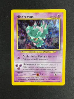 Pokemon Misdreavus 11/64 Neo Revelation Rara Holo Unlimited Wizards ITA Vintage - Image 1