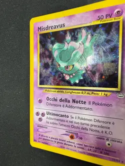 Pokemon Misdreavus 11/64 Neo Revelation Rara Holo Unlimited Wizards ITA Vintage - Image 4