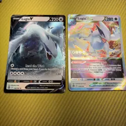 Lugia VSTAR 139/195 & Lugia V 138/195 Ultra Rare Silver Tempest Pokemon TCG NM - Image 1