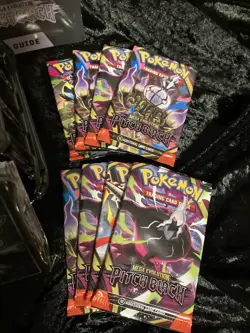 Pokemon ETB Mega Evolution Pitch Black Opened Packs + Sealed Promo Zarude 088 +8 - Image 5