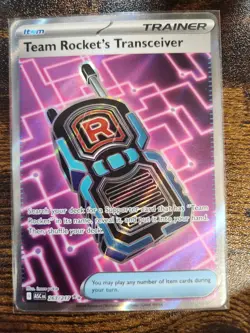 Team Rocket's Transceiver 263/217 Ultra Rare Ascended Heroes Pokemon Holo NM - Image 1