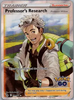 Pokemon GO #078/078 Professor's Research [Professor Willow] (Full Art) - Image 1