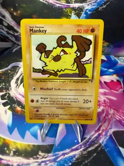 MANKEY 81/110 LEGENDARY COLLECTION Common Pokemon - Image 1