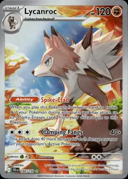 Lycanroc 166/159 NM/M Illustration Rare Journey Together Pokemon Holo - Image 1