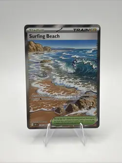 Surfing Beach 114/086 ME04: Chaos Rising NM Pokemon TCG Ultra Rare - Image 1
