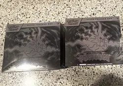 Lot Of 2 Pokemon Mega Evolution Pitch Black Elite Trainer Box Factory Sealed - Image 1