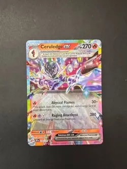 Ceruledge ex 036/191 Double Rare Surging Sparks Pokemon Holo Near Mint - Image 1