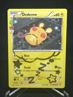 Dedenne RC10/RC32 Generations Uncommon Pokemon Holo LP AAB60 - Image 1